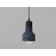 Függőlámpa terrazzo kék 1xE27 max.60W IP20 Ø120x200x1000mm - ME0214R/BL