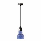 Függőlámpa terrazzo kék 1xE27 max.60W IP20 Ø120x200x1000mm - ME0214R/BL