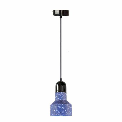 Függőlámpa terrazzo kék 1xE27 max.60W IP20 Ø120x200x1000mm - ME0214R/BL