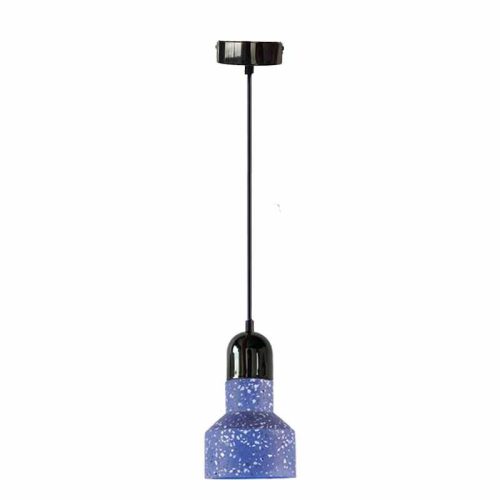 Függőlámpa terrazzo kék 1xE27 max.60W IP20 Ø120x200x1000mm - ME0214R/BL