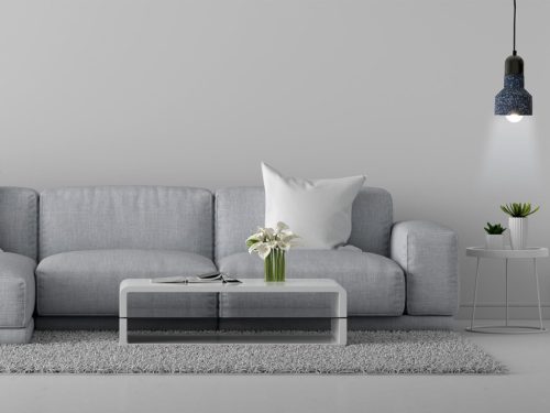 Függőlámpa terrazzo kék 1xE27 max.60W IP20 Ø120x200x1000mm - ME0214R/BL