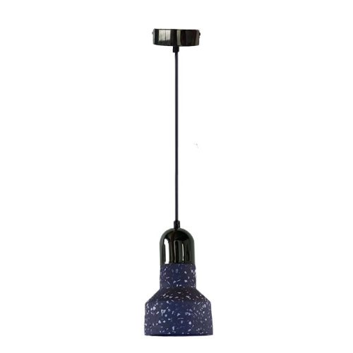 Függőlámpa terrazzo fekete 1xE27 max.60W IP20 Ø120x200x1000mm - ME0214R/B