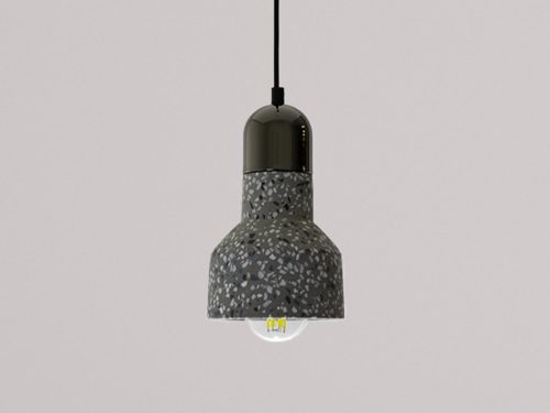 Függőlámpa terrazzo szürke 1xE27 max.60W IP20 Ø150x1200mm - ME0214R/G