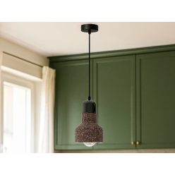   Függőlámpa terrazzo piros 1xE27 max.60W IP20 Ø120x200x1000mm - ME0214R/R
