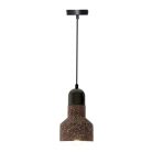 Függőlámpa terrazzo piros 1xE27 max.60W IP20 Ø120x200x1000mm - ME0214R/R