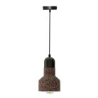 Függőlámpa terrazzo piros 1xE27 max.60W IP20 Ø120x200x1000mm - ME0214R/R