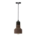 Függőlámpa terrazzo piros 1xE27 max.60W IP20 Ø120x200x1000mm - ME0214R/R