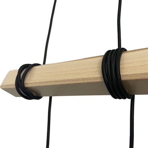 LED fém függeszték 1xE27, max.60W, Ø150x240x2000mm, IP20 - ME0413-4/B
