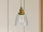 Üveg függőlámpa 60W E27 foglalattal, átlátszó, Ø140-160x1000 mm - ME0505H