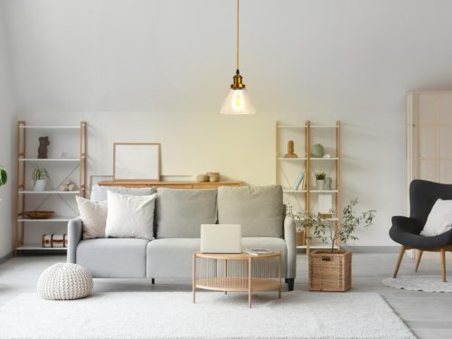 Üveg függőlámpa 60W E27 foglalattal, átlátszó, Ø185x140x1000 mm - ME0506H