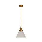 Üveg függőlámpa 60W E27 foglalattal, átlátszó, Ø185x140x1000 mm - ME0506H