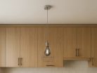LED nikkel fém függeszték 1xE27, max.60W, Ø220x1000mm, IP20 - ME0810