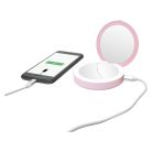 LED újratölthető tükör powerbank funkcióval, 1W, 90x20 mm, IP20 - ML01R