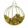 LED karácsonyi dekoráció Arany golyó 9W, 900x700 mm, meleg fehér, IP65 - ML03