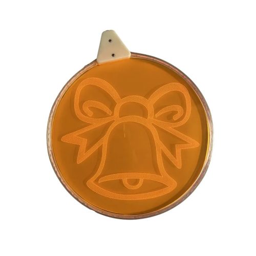 LED karácsonyi dekorációs bál 6W, 310x310 mm, meleg fehér, IP65 - ML04