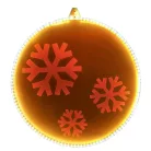 LED karácsonyi dekorációs bál 11W, 600x600 mm, meleg fehér, IP65 - ML05