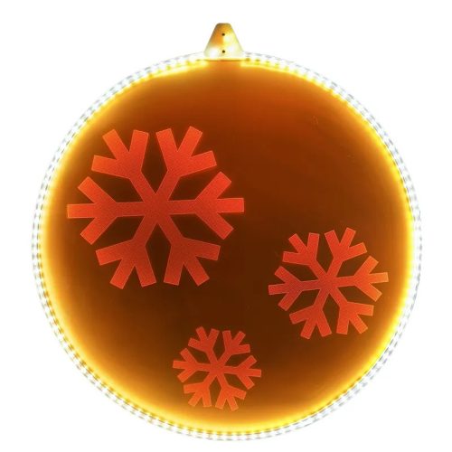 LED karácsonyi dekorációs bál 11W, 600x600 mm, meleg fehér, IP65 - ML05