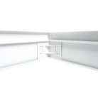 LED panel kiemelőkeret 600x600x63 mm, fehér, PL1 és PL5 kompatibilis - MS521