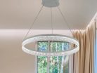 LED design függesztett lámpa 45W, 2500 lm, 3000K-6000K, IP20, 600x1250 mm - N1002