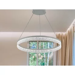   LED design függesztett lámpa 45W, 2500 lm, 3000K-6000K, IP20, 600x1250 mm - N1002
