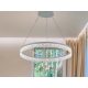 LED design függesztett lámpa 45W, 2500 lm, 3000K-6000K, IP20, 600x1250 mm - N1002