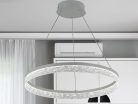 LED design függesztett lámpa 60W, 3300 lm, 3000K-6000K, IP20, 800x1250 mm - N1004