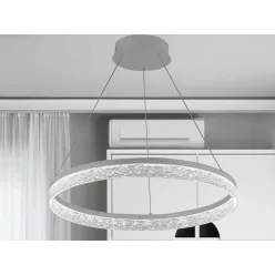   LED design függesztett lámpa 60W, 3300 lm, 3000K-6000K, IP20, 800x1250 mm - N1004