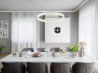 LED design függesztett lámpa 60W, 3300 lm, 3000K-6000K, IP20, 800x1250 mm - N1004