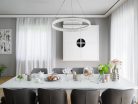LED design függesztett lámpa 60W, 3300 lm, 3000K-6000K, IP20, 800x1250 mm - N1004
