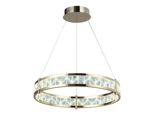 Kristály függesztett lámpa 55W 3100lm 3000-6000K IP20 arany 800x1250 mm - N2002