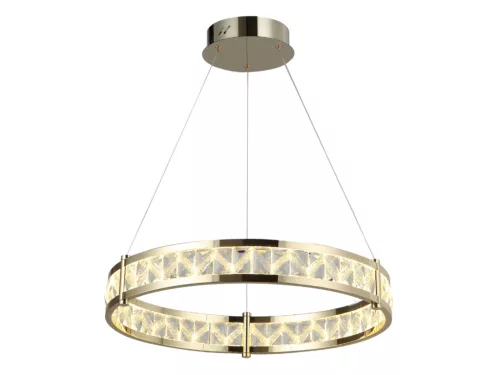 Kristály függesztett lámpa 55W 3100lm 3000-6000K IP20 arany 800x1250 mm - N2002