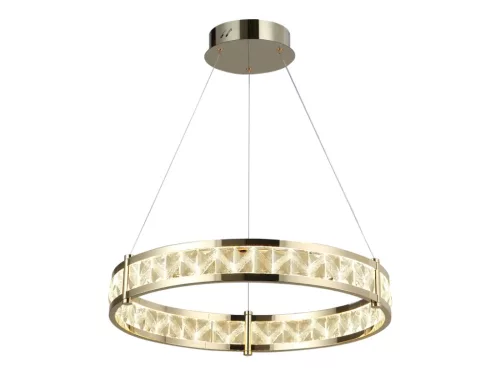 Kristály függesztett lámpa 55W 3100lm 3000-6000K IP20 arany 800x1250 mm - N2002