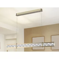   Kristály függesztett lámpa 20W 1100lm 3000-6000K IP20 arany 1000x1250 mm - N2004