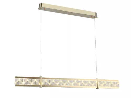 Kristály függesztett lámpa 20W 1100lm 3000-6000K IP20 arany 1000x1250 mm - N2004