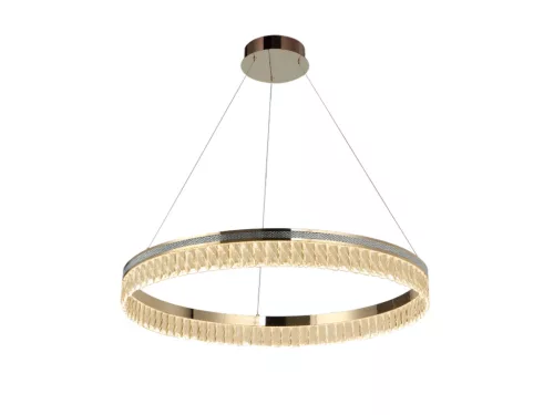 Kristály függesztett lámpa 40W 2200lm 3000-6000K IP20 arany 600x1250 mm - N2101