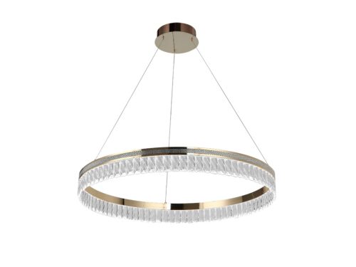 Kristály függesztett lámpa 40W 2200lm 3000-6000K IP20 arany 600x1250 mm - N2101