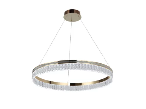 Kristály függesztett lámpa 40W 2200lm 3000-6000K IP20 arany 600x1250 mm - N2101