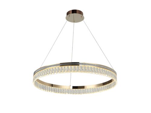 Kristály függesztett lámpa 40W 2200lm 3000-6000K IP20 arany 600x1250 mm - N2101