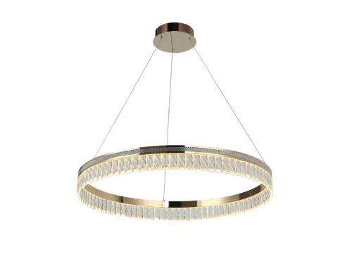 Kristály függesztett lámpa 40W 2200lm 3000-6000K IP20 arany 600x1250 mm - N2101