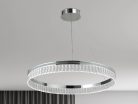 Kristály függesztett lámpa 55W 3100lm 3000-6000K IP20 króm 800x1250 mm - N2103