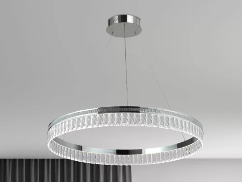 Kristály függesztett lámpa 55W 3100lm 3000-6000K IP20 króm 800x1250 mm - N2103