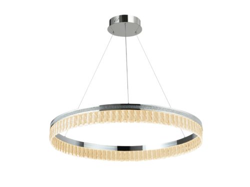 Kristály függesztett lámpa 55W 3100lm 3000-6000K IP20 króm 800x1250 mm - N2103