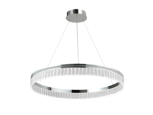 Kristály függesztett lámpa 55W 3100lm 3000-6000K IP20 króm 800x1250 mm - N2103