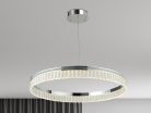 Kristály függesztett lámpa 55W 3100lm 3000-6000K IP20 króm 800x1250 mm - N2103