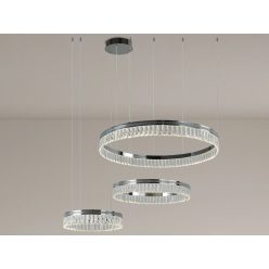  Kristály függesztett lámpa 120W 6600lm 3000-6000K IP20 800+600+400 mm - N2106