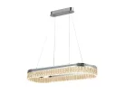 Kristály függesztett csillár THALIA, 50W, 2800 lm, 3000K-6000K, króm, 800x1250 mm - N2109