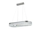 Kristály függesztett csillár THALIA, 50W, 2800 lm, 3000K-6000K, króm, 800x1250 mm - N2109