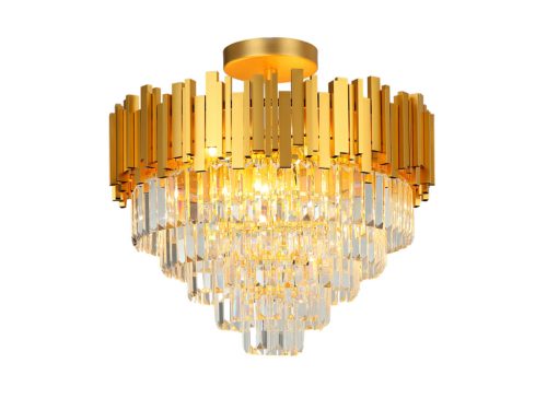 Kristály mennyezeti csillár 360W, 600x540mm, IP20 - N2201