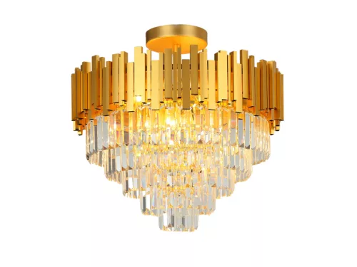 Kristály mennyezeti csillár 360W, 600x540mm, IP20 - N2201