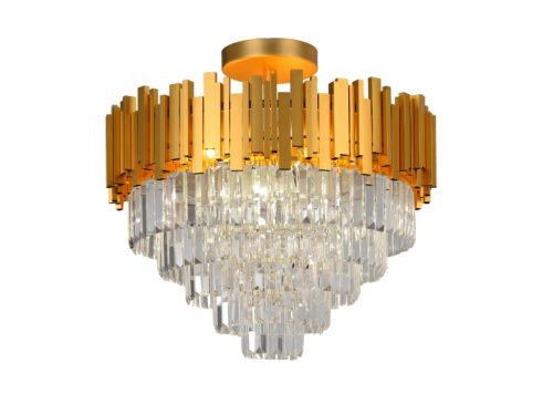 Kristály mennyezeti csillár 360W, 600x540mm, IP20 - N2201